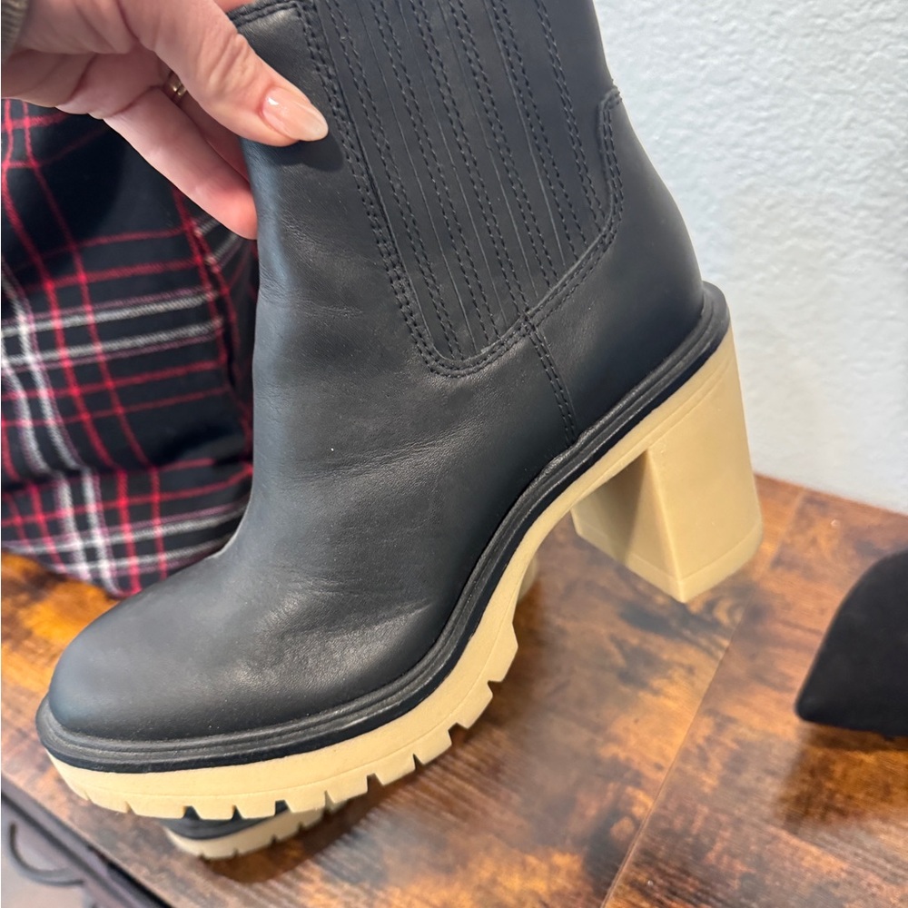 Dolce Vita Ankle Boots with Chunky Heel